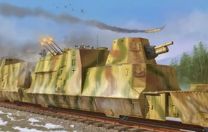 Trumpeter Kanonen und Flakwagen 1 35 vasúti makett Nézd meg most