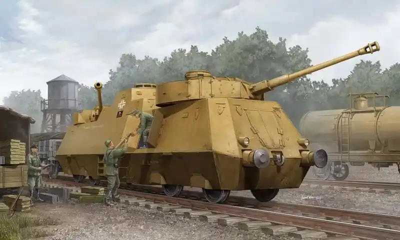 Trumpeter Panzerjager-Triebwagen 51 1 35 vasúti makett Vedd meg online