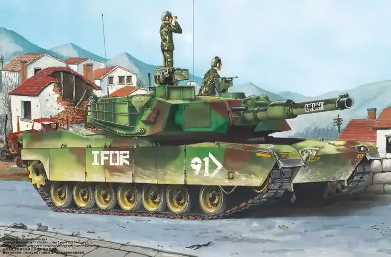 Árcsökkenés Trumpeter M1A1/A2 Abrams 5 in 1 harckocsi makett