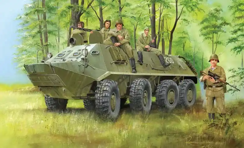 Trumpeter BTR-60PA műanyag makett Expressz kézbesítés
