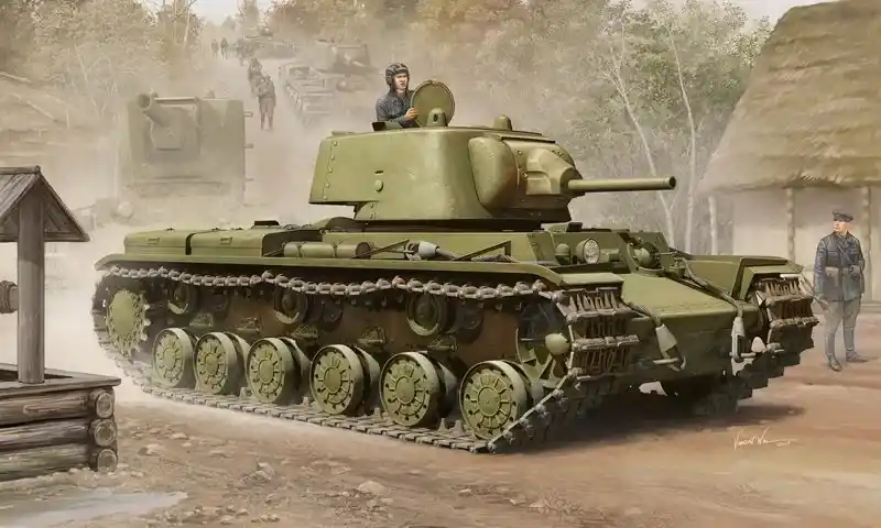 Trumpeter KV-1M 1939 harcjármű makett Ne maradj le