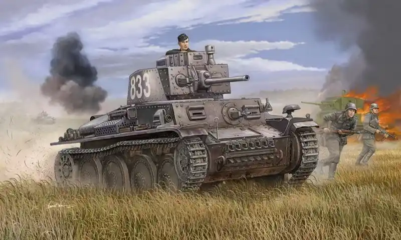 Gyors kiszállítás Trumpeter German PzKpfw 38(t) Ausf.E/F műanyag makett