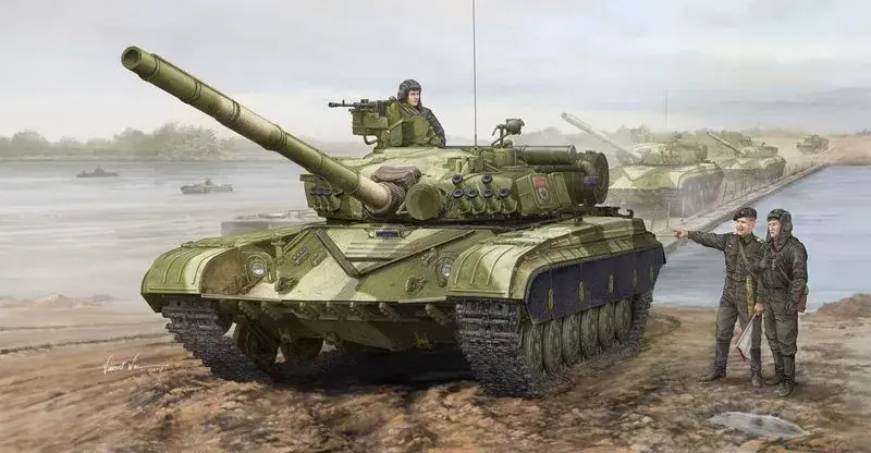 Trumpeter Soviet T-64A MOD 1981 harckocsi makett Szezonális akció