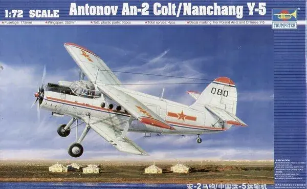 Trumpeter Antonov An-2 Colt / Nanchang Y-5 műanyag makett Olcsó