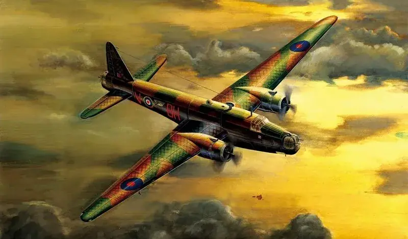 Korlátozott ajánlat Trumpeter Wellington Mk.3 bombázó / különleges feladatú repülőgép makett