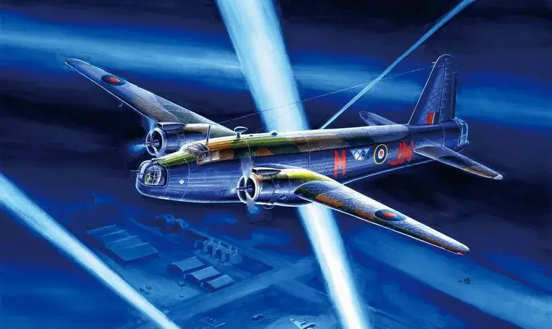 Újdonság Trumpeter Vickers Wellington Mk X bombázó / különleges feladatú repülőgép makett