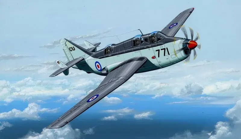 Szezonális akció Trumpeter British Gannet AS.MK. 1/4 katonai repülőgép makett