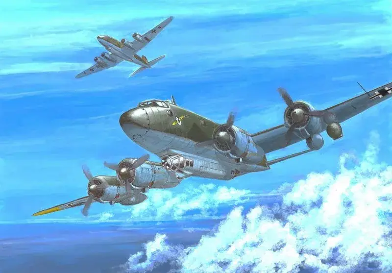 Trumpeter FW200 C-3 Condor bombázó / különleges feladatú repülőgép makett Korlátozott ajánlat