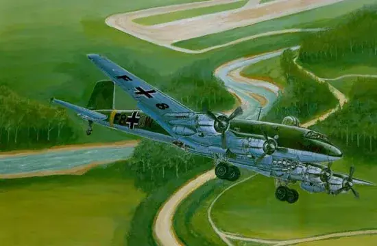 Trumpeter FW200 C-4 Condor bombázó / különleges feladatú repülőgép makett Gyors kiszállítás