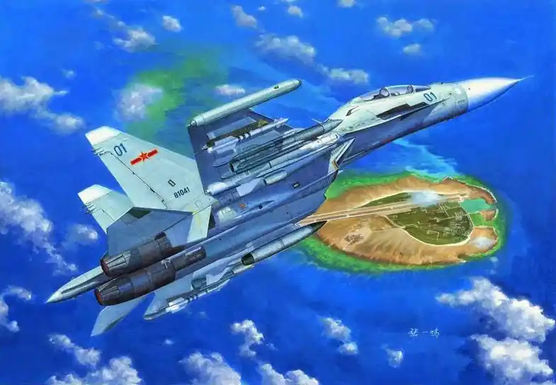Szuper akció Trumpeter Russian Su-30MKK Flanker G Fighter vadászrepülőgép makett