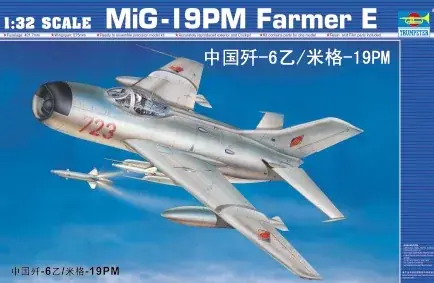 Csak ma Trumpeter MiG-19 PM Farmer E/Shenyang F-6B repülőgép makett