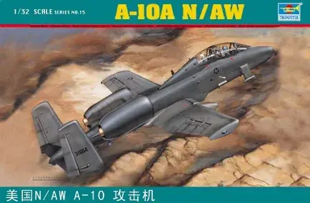 Újdonság Trumpeter Fairchild A-10 A Thunderbolt N/AW repülőgép makett