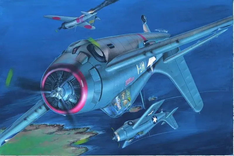Alacsony ár Trumpeter Grumman F4F-3 ‘‘Wildcat‘‘ (late) repülőgép makett