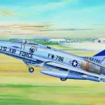 Biztonságos fizetés Trumpeter North American F-100D Super Sabre vadászrepülőgép makett