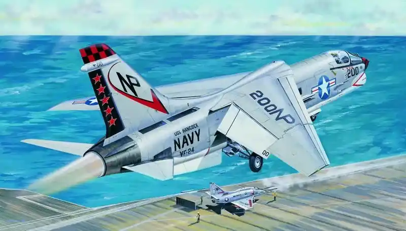 Trumpeter F-8J Crusader repülőgép makett Vedd meg most