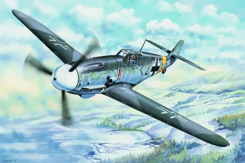Akció Trumpeter Messerschmitt Bf 109G-2 repülőgép makett