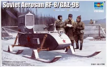 Trumpeter Soviet Aerosan RF-8 speciális katonai jármű makett Biztonságos fizetés
