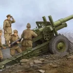 Azonnal elérhető Trumpeter Soviet ML-20 152mm Howitzer M-46 Carriag vontatott tarack makett