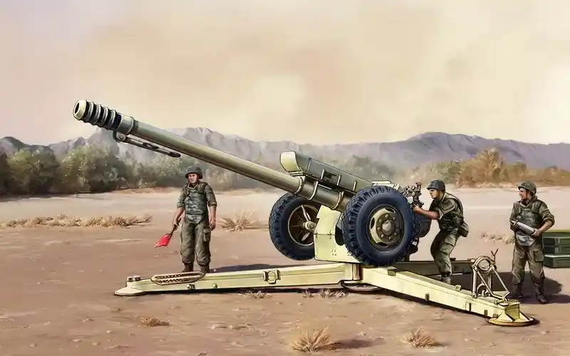 Vedd meg most Trumpeter Sov.D30 122 mm Howitzer Early version vontatott tarack makett