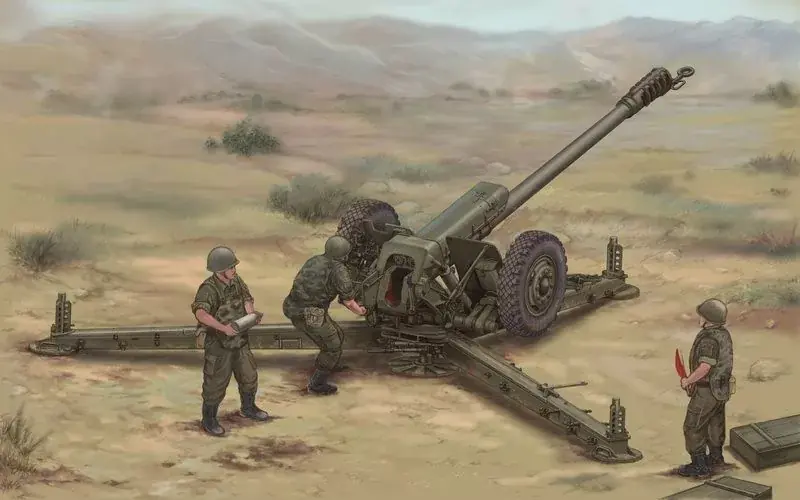 Rendeld meg most Trumpeter Soviet D30 122mm Howitzer-Late Version vontatott tarack makett