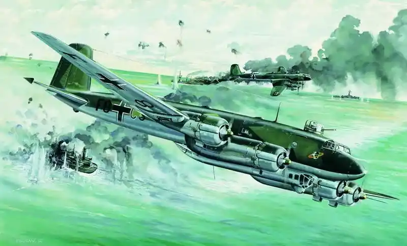 Trumpeter Focke-Wulf Fw 200 C-4 Condor 1 48 repülőgép makett Olcsó