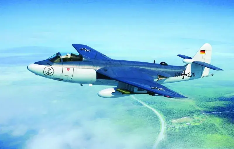 Trumpeter Seahawk MK.100/101 1 48 repülőgép makett Prémium