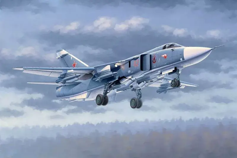 Trumpeter Su-24M Fencer-D 1 48 repülőgép makett Árengedmény