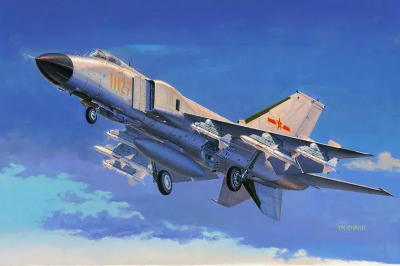 Utolsó esély Trumpeter Chinese J-8IIF fighter 1 48 repülőgép makett
