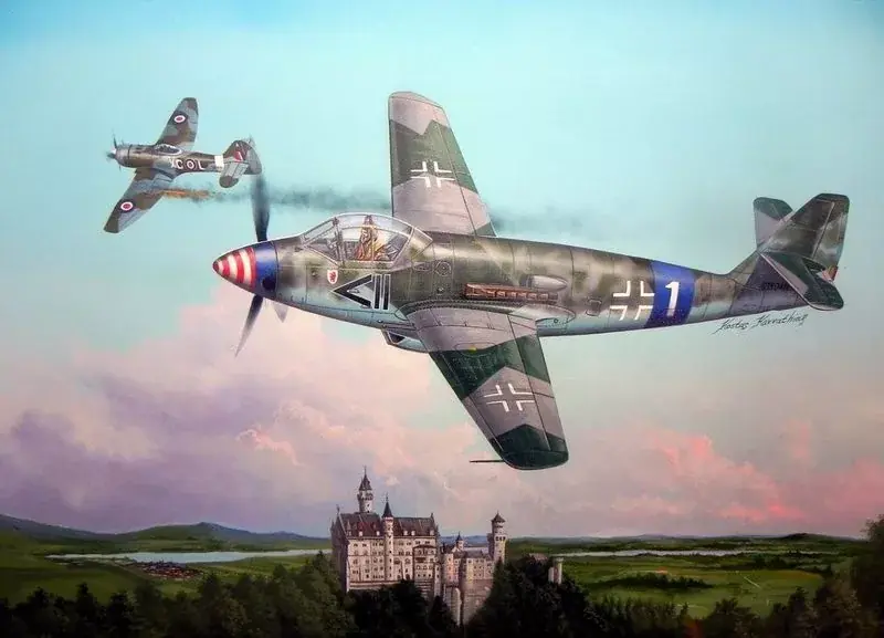 Gyors szállítás Trumpeter German Messerschmitt Me509 Fighter 1 48 repülőgép makett
