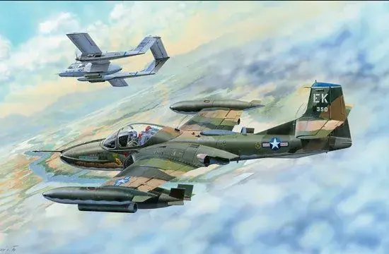 Vedd meg most Trumpeter US A-37B Dragonfly Light Ground-Attack 1 48 repülőgép makett
