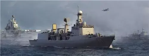 Trumpeter PLA Navy Type 051C Air-Defense DDG hajó makett Vásárlói kedvenc