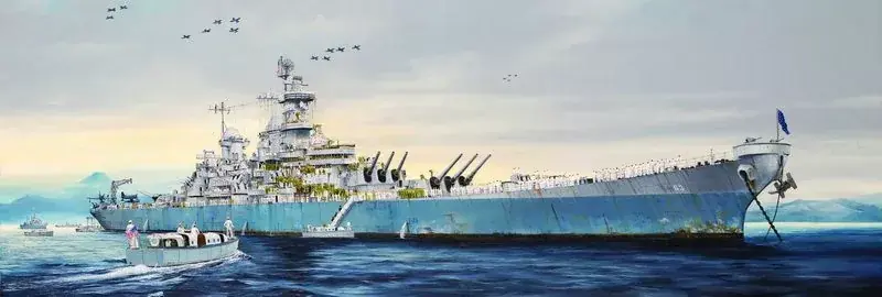 Trumpeter USS Missouri BB-63 hajó makett 1 200 Legjobb ár