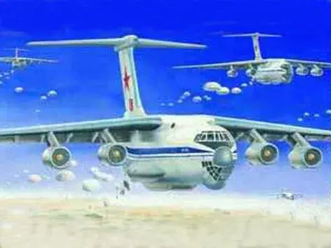Trumpeter Iljushin IL-76 Candid Transport 1 144 repülőgép makett Különleges ajánlat