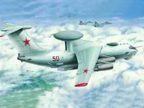 Expressz szállítás Trumpeter Iljushin A-50 Mainstay 1 144 repülőgép makett