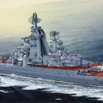 Vásárlói kedvenc Trumpeter Russian cruiser Admiral Lazarev Ex-Frunze hajó makett
