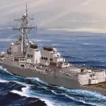 Akció Trumpeter USS Lassen DDG-82 hajó makett