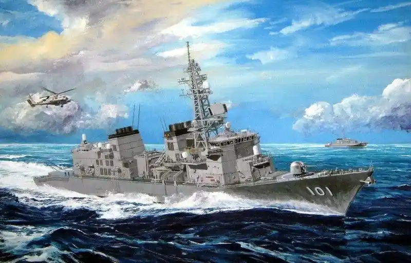 Vásárlói kedvenc Trumpeter JMSDF Murasame Destroyer hajó makett