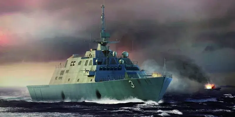 Korlátozott ajánlat Trumpeter USS Forth Worth (LCS-3) hajó makett