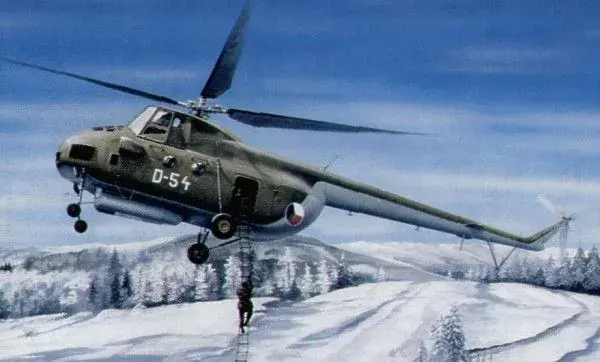 Szuper akció Trumpeter Mil Mi-4 Hound A helikopter makett