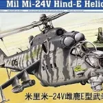 Azonnali szállítás Trumpeter Mil Mi-24 V Hind-E helikopter makett