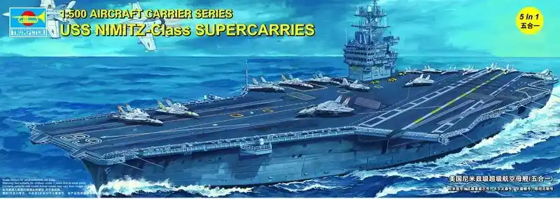 Trumpeter repülőgép-hordozó USS Nimitz CVN 68 1 500 hajó makett Árcsökkenés