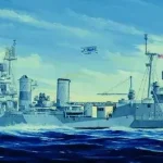 Újdonság Trumpeter USS San Francisco CA-38 1944 hajó makett 1 350