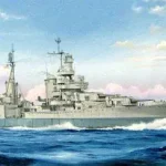 Újdonság Trumpeter USS Indianapolis CA-35 1945 hajó makett