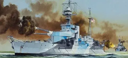 Szuper akció Trumpeter HMS Roberts Monitor hajó makett