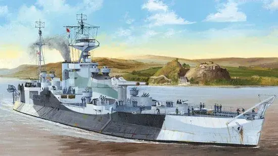 Különleges ajánlat Trumpeter HMS Abercrombie Monitor hajó makett