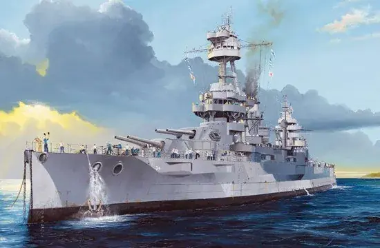 Trumpeter USS New York BB-34 hajó makett 1 350 Szuper akció