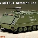 Biztonságos fizetés Trumpeter US M 113 A1 Armored Car katonai jármű makett