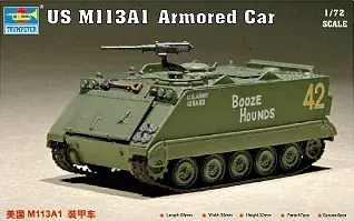 Biztonságos fizetés Trumpeter US M 113 A1 Armored Car katonai jármű makett