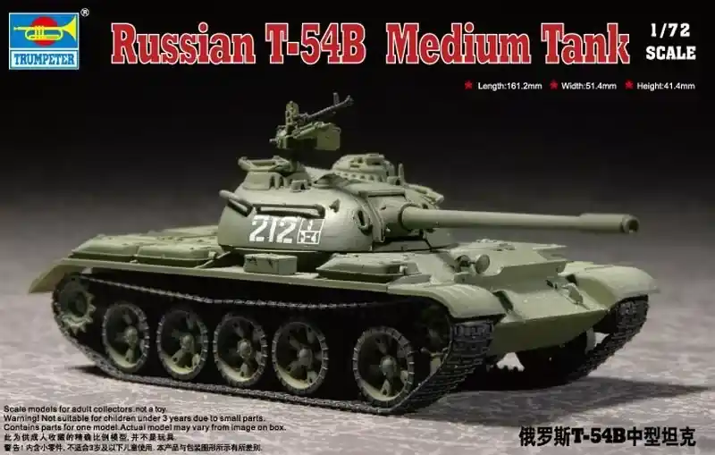 Trumpeter Russian T-54B Medium Tank harckocsi makett Ne maradj le