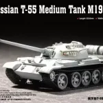 Újdonság Trumpeter Russian T-55 Medium Tank M1958 harckocsi makett